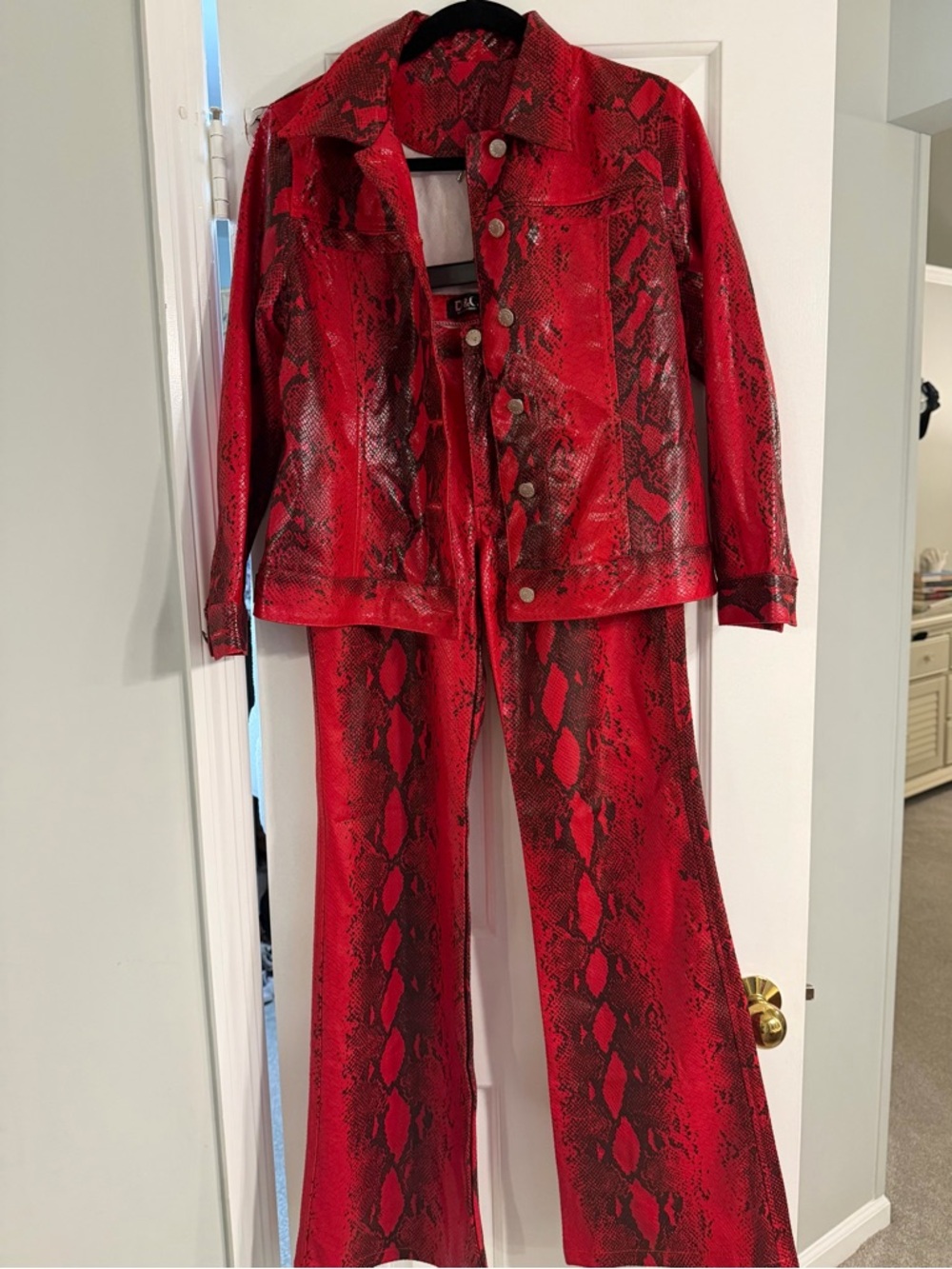 D&G Dolce & Gabbana 2-Piece Set Jeans + Jacket | Snake Print | Unverified Auth - Picture 3 of 14